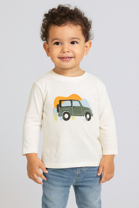 First Impressions Boy's Beige Sweatshirt 13775 WSD27