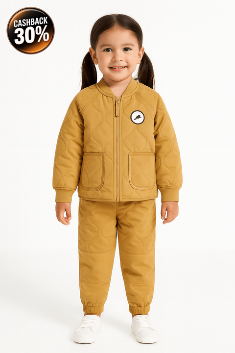 POMPdeLUX Girl's Brown Anna Thermo Set |POMPdeLUX in Lebanon