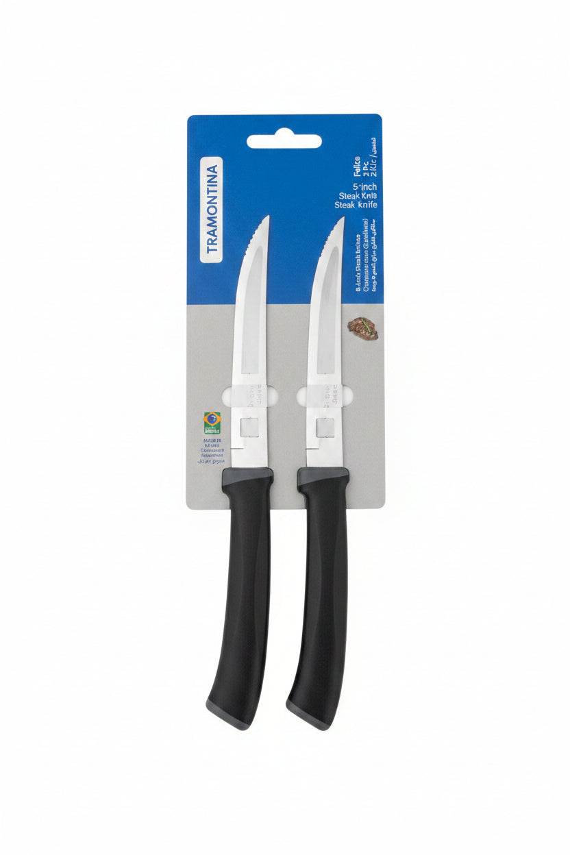 Tramontina Felice 5-inch Steak Knives Set of 2 pcs