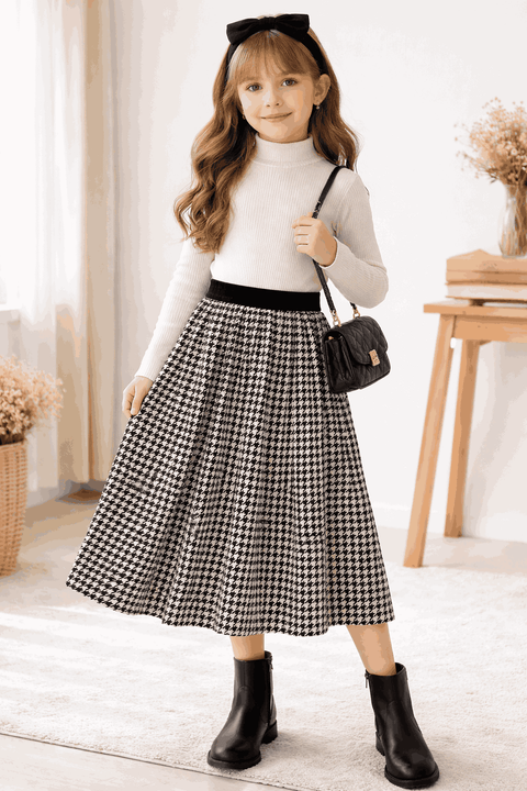 Sinsay Girl's Pink/Black  Skirt |Sinsay in Lebanon