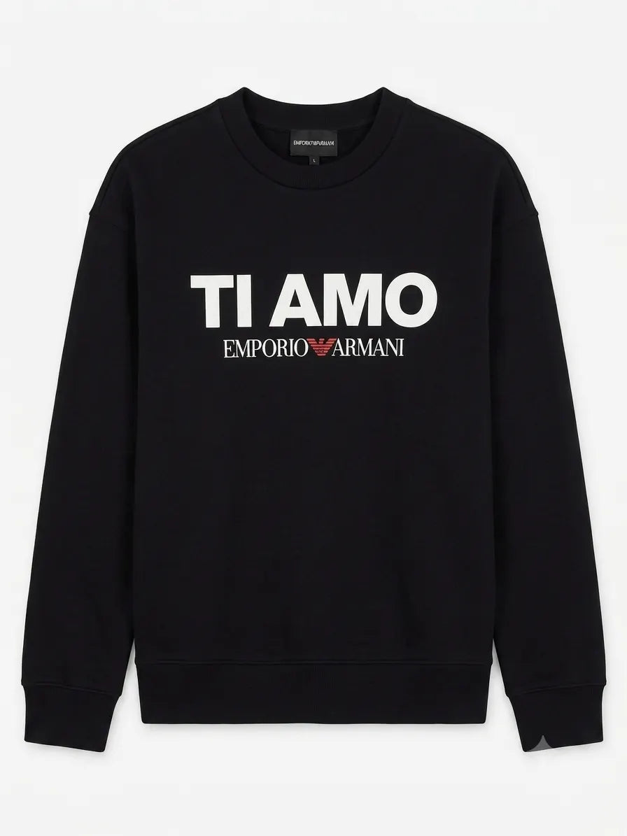 Emporio Armani Men's Black Printed Blouse | Emporio Armani In Lebanon