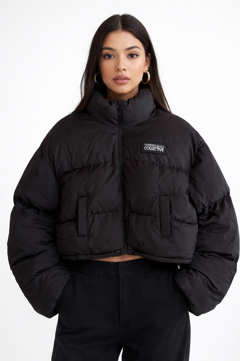 ASOS Design Women's Black Weekend Collective Oversized Puffer Jacket | ASOS Design In Lebanon