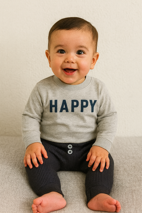 Cotton On Baby Boy's Dark Gray Sweatpant ABFK1053