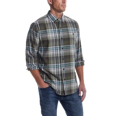 Weatherproof Men's Light Olive Long Sleeve Shirt | Weatherproof  In Lebanon