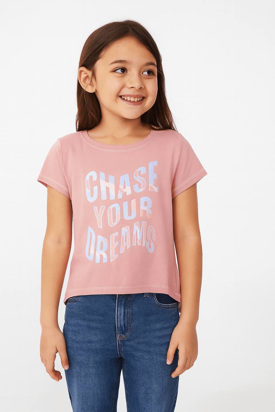 Id Ideology Girl's Rose T-Shirt ABFK2109