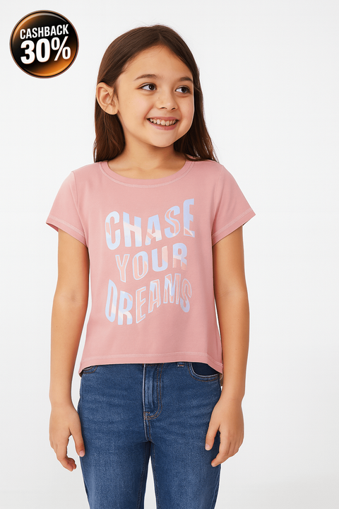 Id Ideology Girl's Rose T-Shirt ABFK2109
