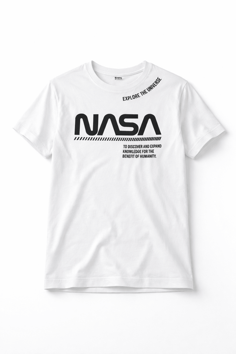 Sinsay  Boy's White Nasa Print T-Shirt  | Sinsay in Lebanon
