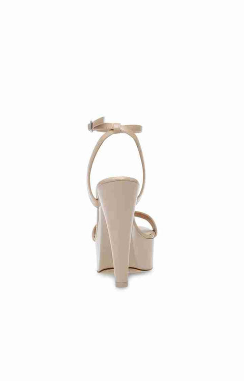 Steve Madden Women's Beige Synthetic Julien Heeled Sandal |Steve Madden In Lebanon