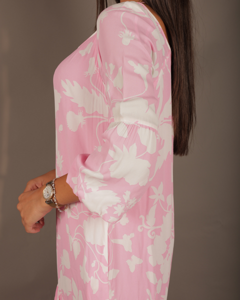 Luisa Spagnoli Women's PATTERN Pink Dress 4295 FA106 shr