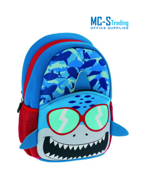 SD Boy's Blue Shark School Bag 100444
