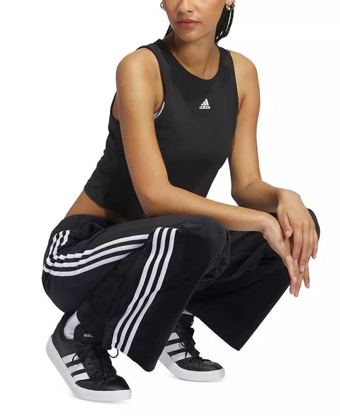 Adidas Women's Black Y2K Glam Velour Wide-Leg Sweatpant |Adidas In Lebanon