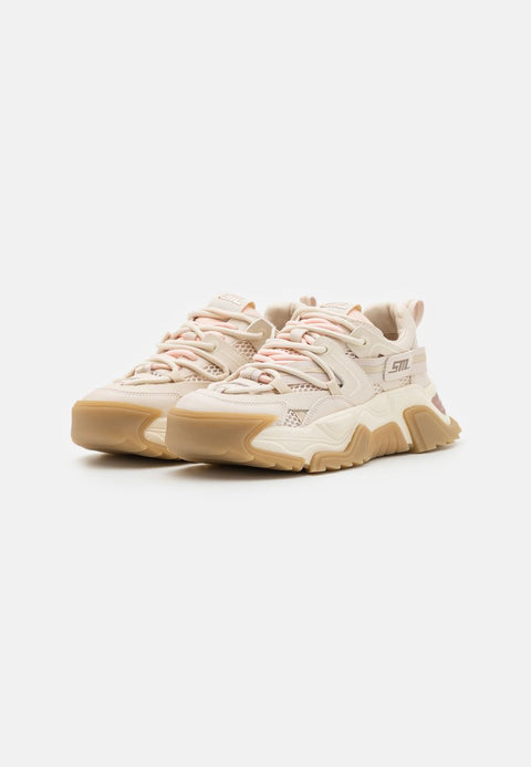 Steve Madden Women's Light Beige & Rose Kingdom Sneakers | Steve Madden In Lebanon