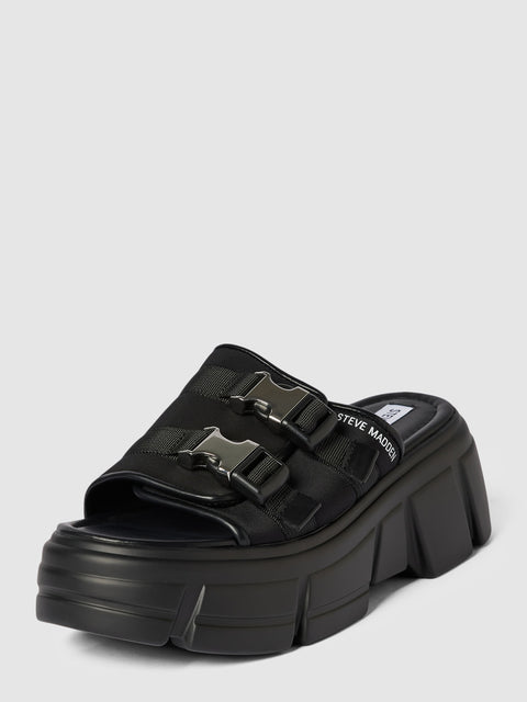 Steve Madden Women's Black Slide Activator Sandal |Steve Madden In Lebanon