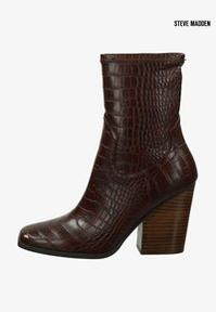 Steve Madden Women's Brown Croco Jolin Heeled Boots |Steve Madden in Lebanon