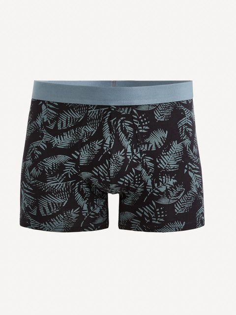 Celio Men's Black Patterned Boxer | Celio In Lebanon