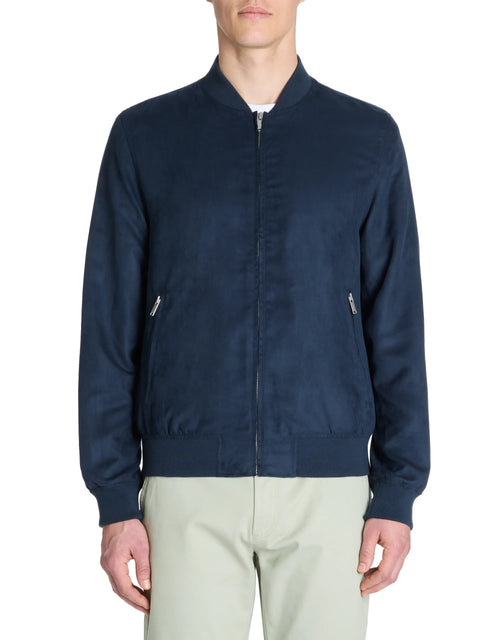 Celio Men's Navy Bomber Collar Jacket | Celio In Lebanon