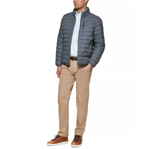 Club Room Men's Heather Gray Quilted Puffer Jacket | Club Room In Lebanon