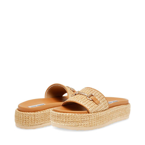 Steve Madden Women's Beige Straw Kayley Slipper|Steve Madden In Lebanon