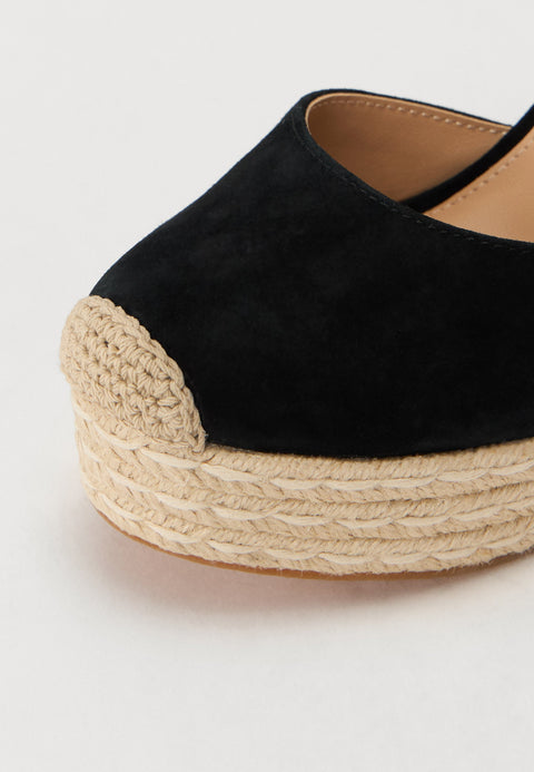 Steve Madden Women's Black Suede Dafina-SM Sandals | Steve Madden In Lebanon