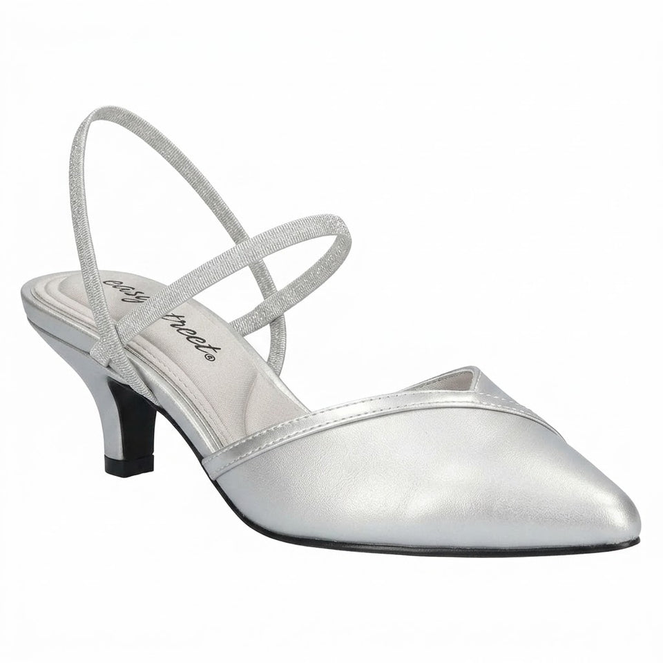 Easy Street Women's Silver Unna Heels