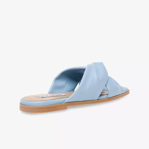 Steve Madden Women's Sky Blue Hooray Flat Sandals | Steve Madden In Lebanon