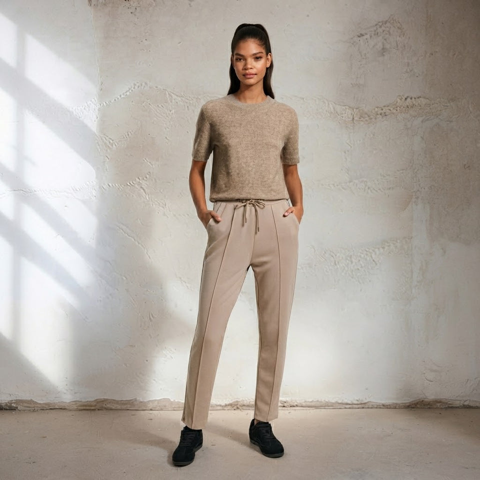 Sinsay Women's Beige Slim Fit Sweatpants