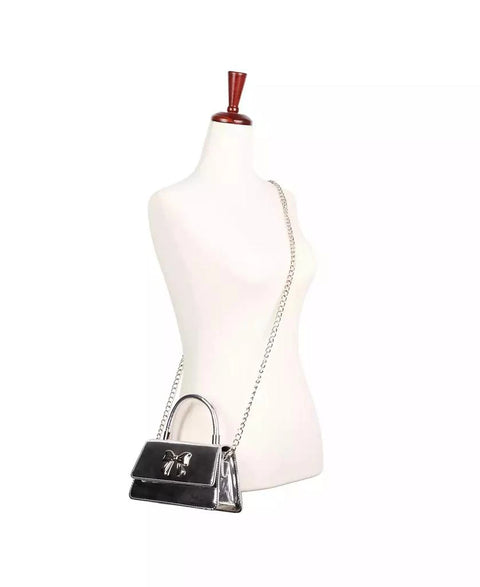 Olivia Miller Women's Silver Anya Hand Bag |  Olivia Miller In Lebanon