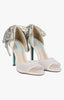 Steve Madden Women’s White Mesh Rhinestone Bow Heel Sandals | Steve Madden in Lebanon