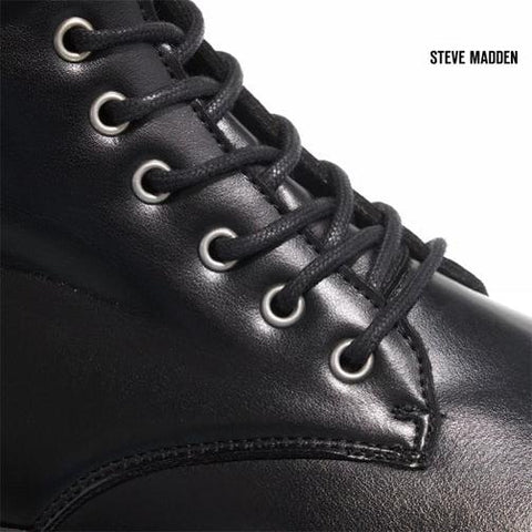 Steve Madden Women's Black Viade Leather Ankle Boots |Steve Madden in Lebanon