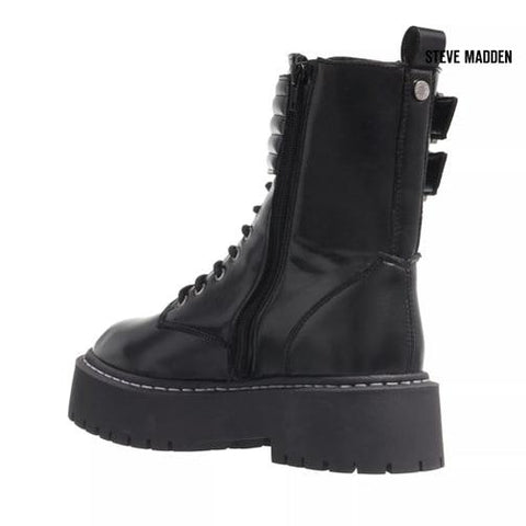 Steve Madden Women's Black Viade Leather Ankle Boots |Steve Madden in Lebanon