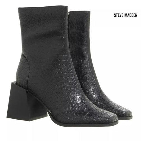 Steve Madden Women's Black Lizard Duchess Ankle Boots |Steve Madden in Lebanon