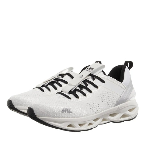 Steve Madden Women's White & Silver Synthetic Surge 1 Sneakers | Steve Madden In Lebanon