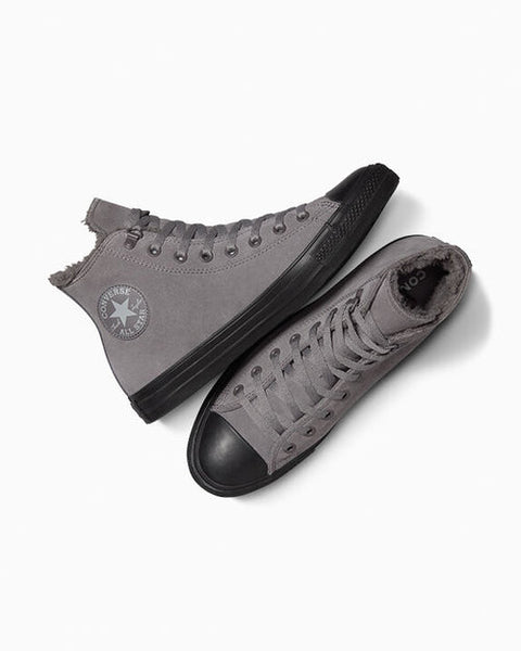 Converse Men's Gray Chuck Taylor All Star Suede High Top Sneakers|Converse In Lebanon