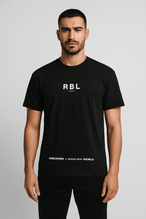 Rebel Men's Black RMakai Tee T Shirt | Rebel In Lebanon