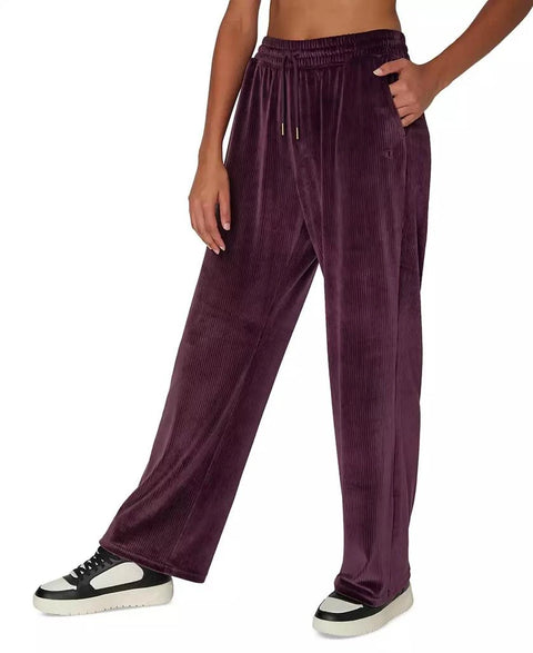 Champion Women's Purple Soft Touch Cord Drawstring-Waist Velvet  Pants |  Champion  in Lebanon