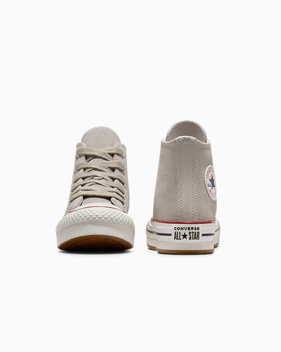 Converse Girl's Khaki Chuck Taylor All Star Lift Ps Lifestyle Sneakers |Converse In Lebanon