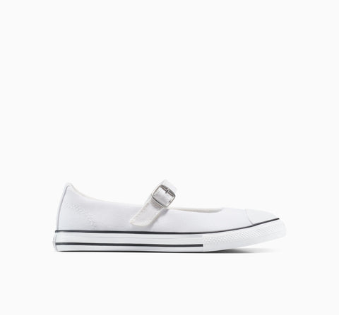 Converse Girl's White Chuck Taylor All Star Dainty Mary Jane Ballerina | Converse In Lebanon