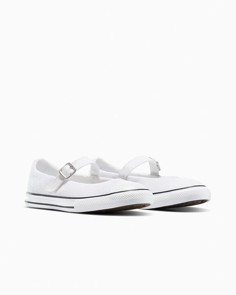 Converse Girl's White Chuck Taylor All Star Dainty Mary Jane Ballerina | Converse In Lebanon