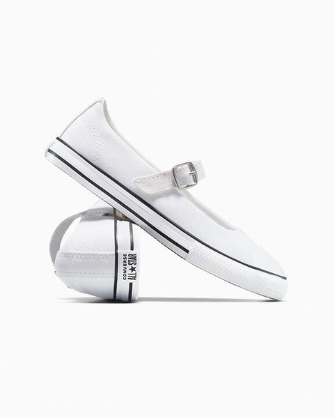 Converse Girl's White Chuck Taylor All Star Dainty Mary Jane Ballerina | Converse In Lebanon
