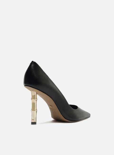 Arezzo Women's Black Amy Leather Stiletto Pump Heels | Arezzo In Lebanon