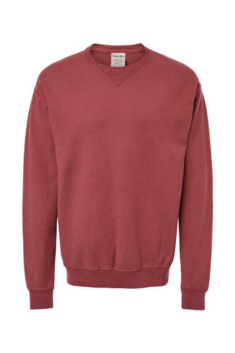 ComfortWash By Hanes Men's Maroon Crewneck Sweatshirt | Hanes In Lebanon