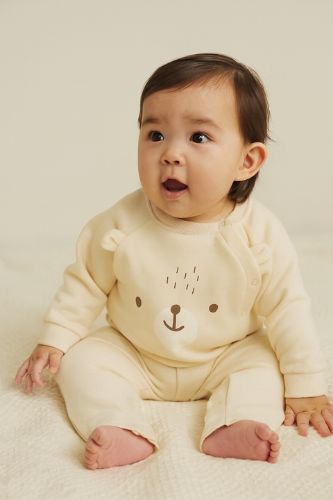 Sinsay Baby Girl's Light Yellow Printed Long Sleeve Blouse | Sinsay In Lebanon