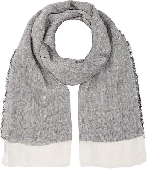 Celio Men's Grey Plain Linen Scarf | Celio In Lebanon
