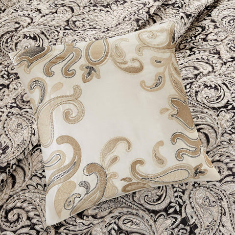 Madison Park Damask 6-Piece Black Coverlet Set, King/Cal King | Madison Park In Lebanon