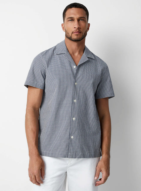 Michael Kors Men's Multicolor Gingham Check Seersucker Shirt |Michael Kors In Lebanon