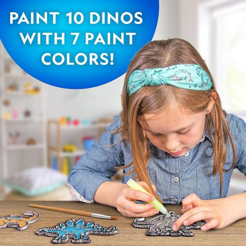 Blue Marble National Geographic Glow In The Dark Dinosaur Stained Glass Art Kit |Blue Marble In Lebanon