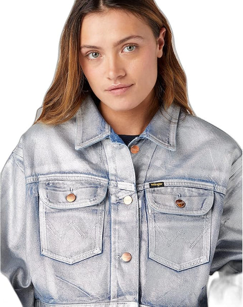 Wrangler Women's Rocket Man Metallic Cowboy Jacket | Wrangler In Lebanon