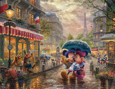 Ceaco 4 in 1 Multipack Thomas Kinkade Disney Mickey & Minnie 500 Piece Jigsaw Puzzles |Ceaco In Lebanon