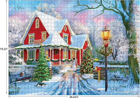 RoseArt Kodak Premium Christmas at Home 1000 Piece Jigsaw Puzzle | RoseArt In Lebanon