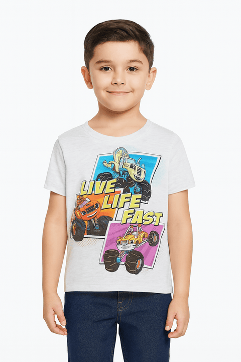 Blaze and the Monster Boy's Light Gray T-Shirt AMZ72